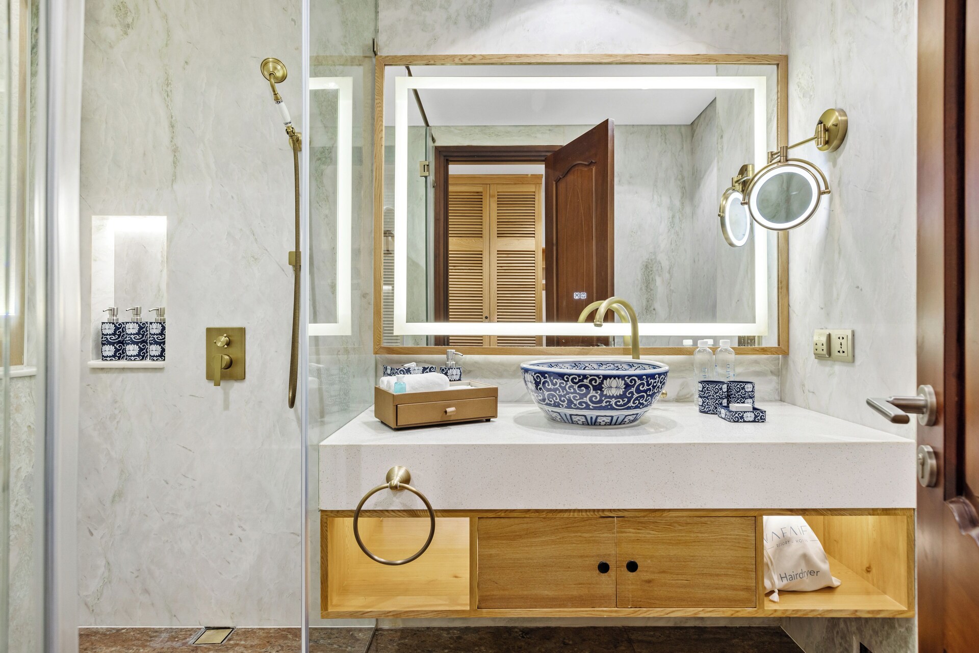 Suite dining nook ideal for in-room breakfast at Wafaifo Resort Hội An